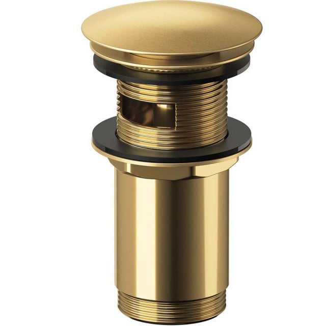 CERSANIT Korek uniwersalny klik-klak automatyczny, złoty szczotkowany