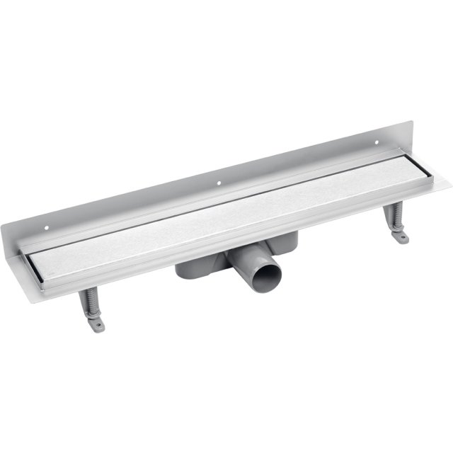 LAVEO Odpływ liniowy przyścienny BASSO 90 cm inox COB_291D