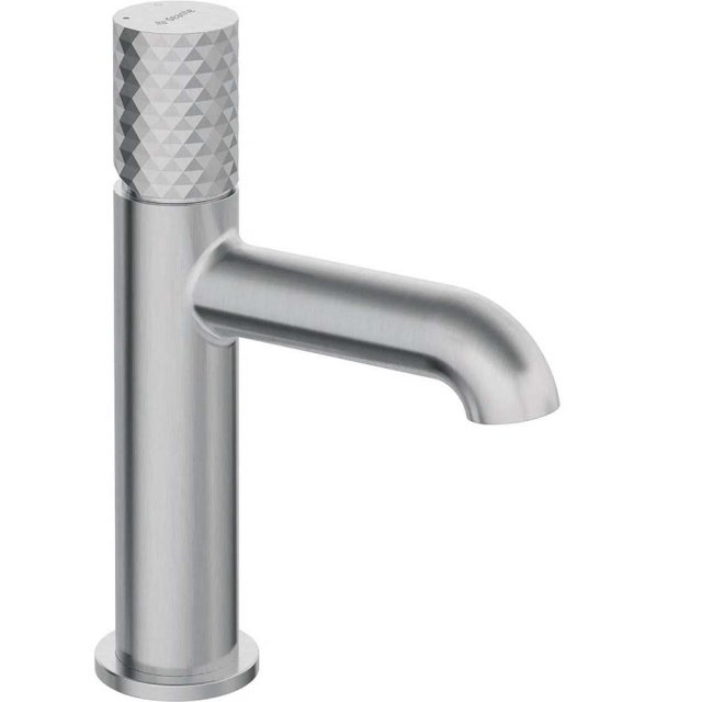 DEANTE Bateria umywalkowa stojąca SILIA HEXA stal szczotkowana BHS_F2