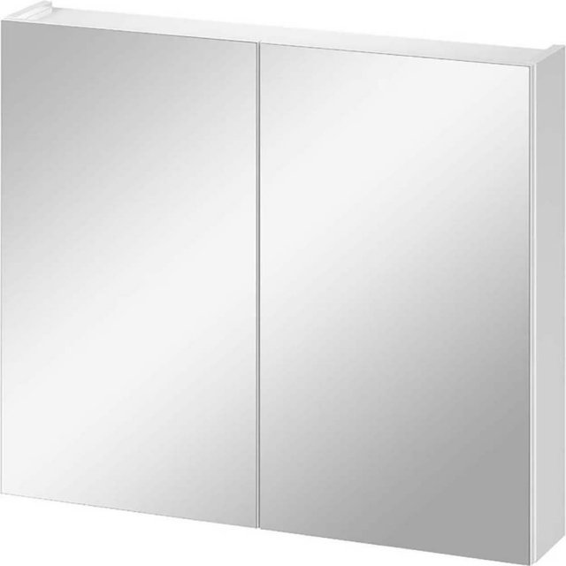 CERSANIT Szafka łazienkowa MALTA 80 wisząca z lustrem biała DSM S1014