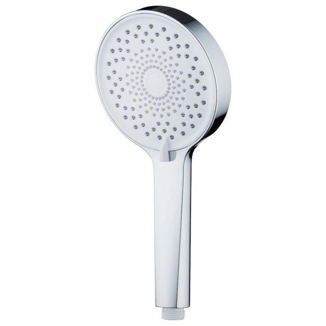 DEANTE Słuchawka prysznicowa ALPINIA okrągła 3 -funkcyjna chrom, biał