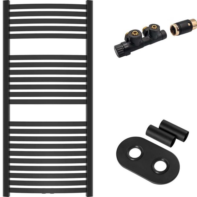 INVENA Grzejnik łazienkowy PROV 120x54 zes. DUOPLEX maskownica podw.