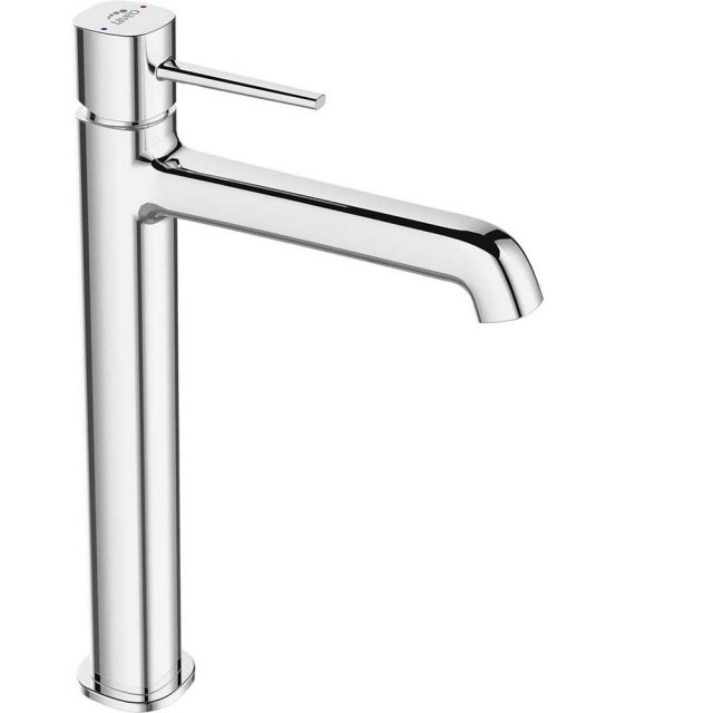 LAVEO Bateria umywalkowa stojąca POLA wysoka z korkiem klik-klak chro