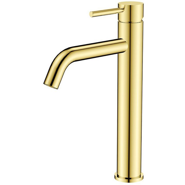 BESCO Bateria umywalkowa stojąca VEO I złota BU-VI-ZL