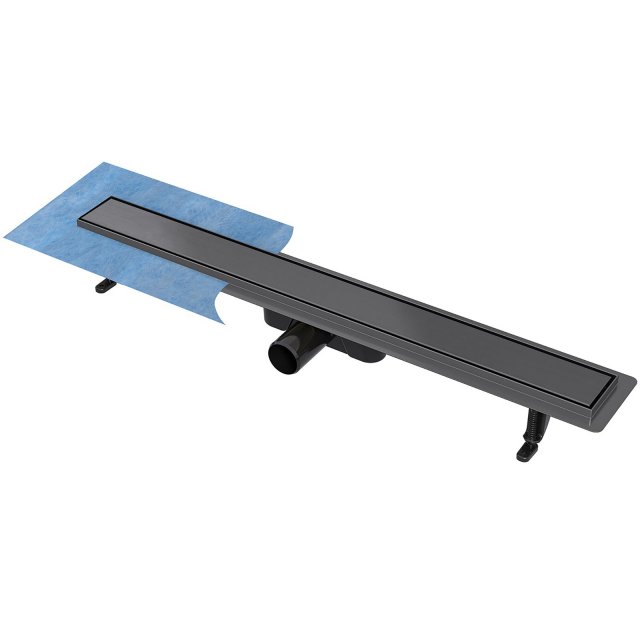 BESCO Odpływ liniowy VIRGO GRAFIT 80 DUO OL-80-VGR