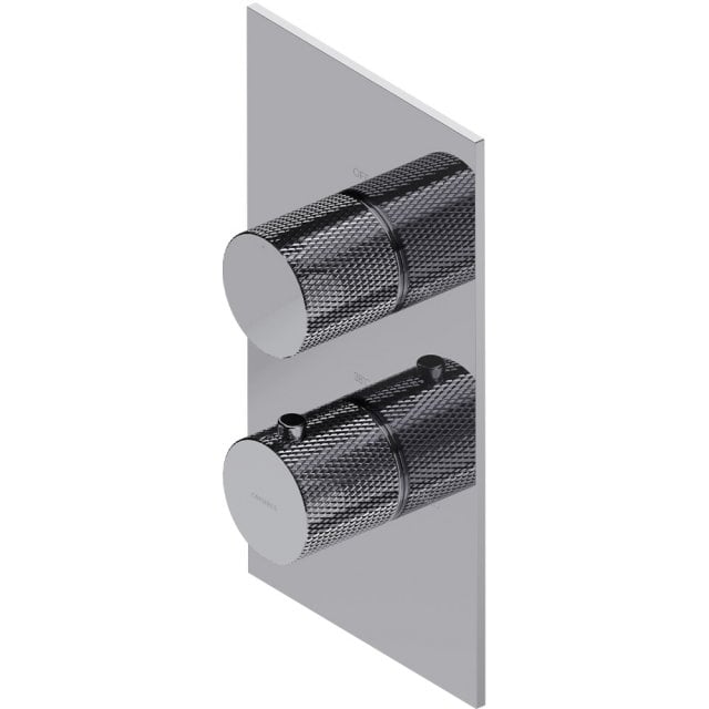 OMNIRES Termostatyczna bateria prysznicowo-wannowa CONTOUR podtynkowa