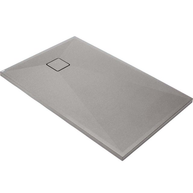 DEANTE Brodzik prostokątny CORREO granitowy 90x70 szary metalik KQR_S