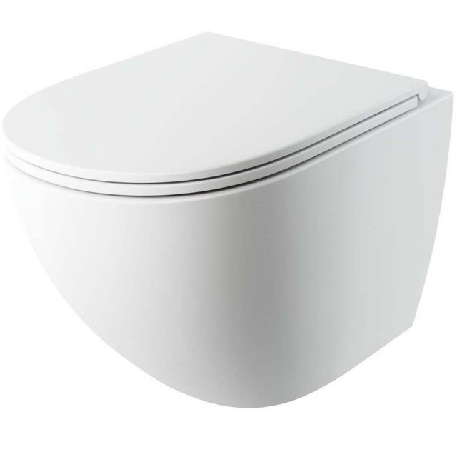 OMNIRES Miska WC wisząca OTTAWA COMFORT, deska wolnoopadająca 54x37cm