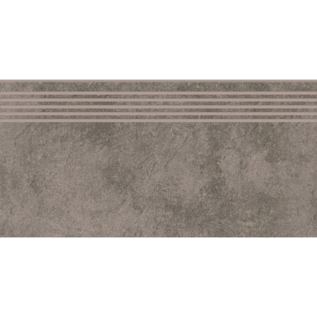 Gres szkliwiony stopnica MORENCI grey structure mat 29,8x59,8 gat. I