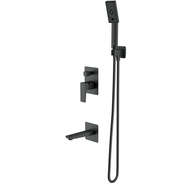 OMNIRES System wannowy podtynkowy PARMA grafit szczotkowany SYSPMW01G