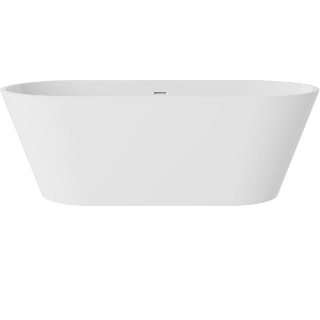 BESCO Wanna wolnostojąca DEEVA 170x80 maskownica syfonu czarny mat #W