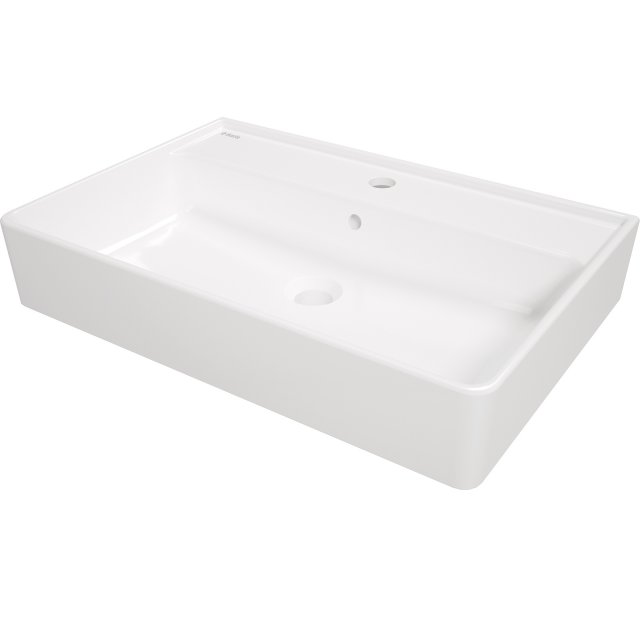 DEANTE Umywalka nablatowa TEMISTO ceramiczna 61x41 biała CDT_6U7S