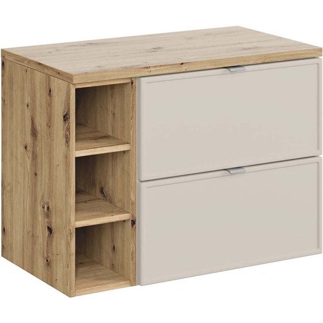 COMAD Zestaw mebli BELLA CASHMERE 2 szafki z blatem 80 cm