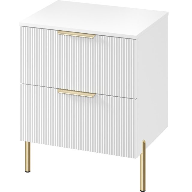 CERSANIT Szafka podumywalkowa NAVADO 60 z blatem biały mat S1044-019