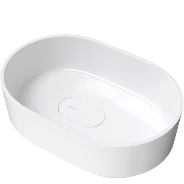 OMNIRES Umywalka nablatowa CADENCE M+ 62 owalna biały połysk CADENCE6