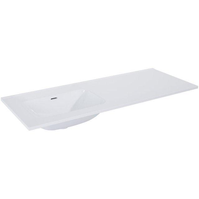 ELITA Umywalka pojedyncza meblowa SKAPPA 120 bez otworu lewa (60+60),