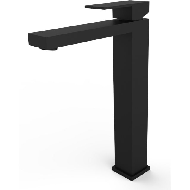 BESCO Bateria umywalkowa stojąca MODERN / VARIUM I czarny mat BU-MVI-