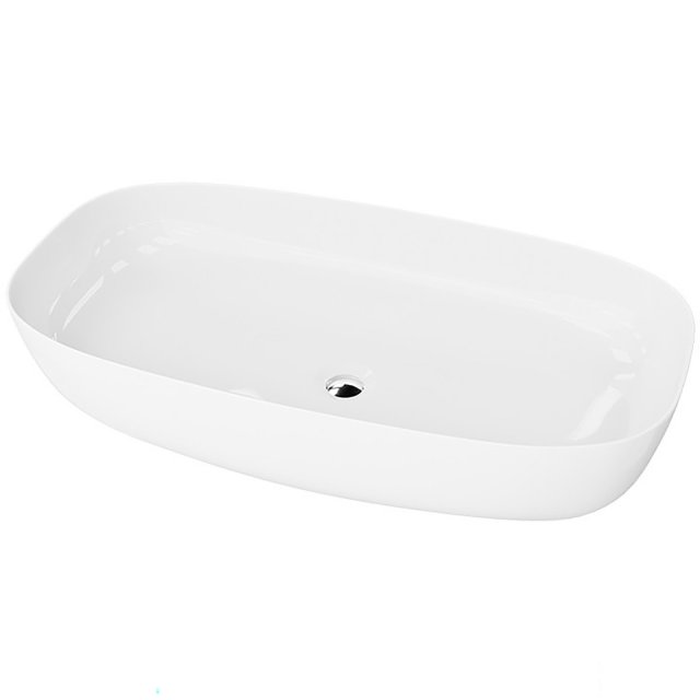 LAVITA Umywalka nablatowa KRATOS 69,5 biała