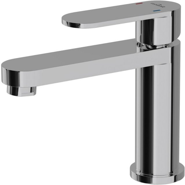 CERSANIT Bateria umywalkowa stojąca ELIO chrom z korkiem metalowym S9