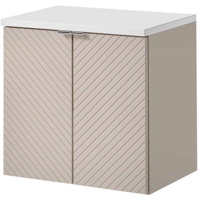 COMAD Szafka podumywalkowa VIVA CASHMERE z drzwiami z blatem WHITE 60