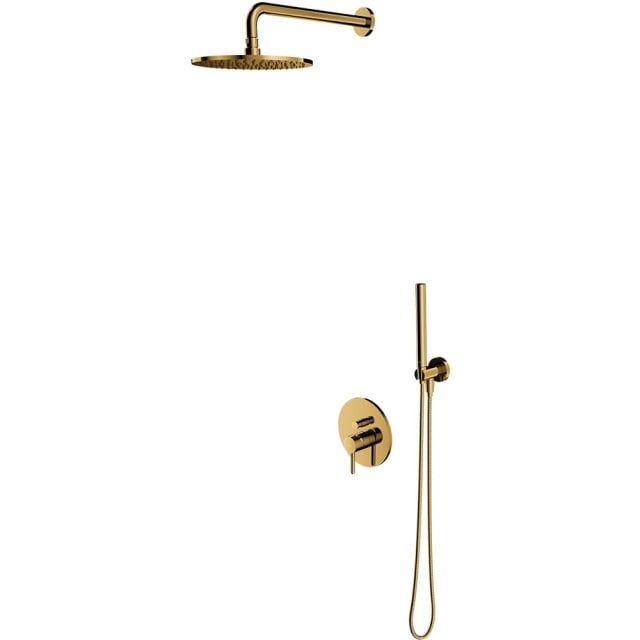 OMNIRES System prysznicowy Y podtynkowy złoty połysk SYSY19GL