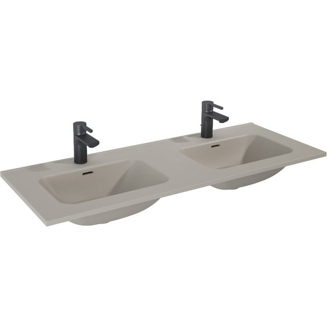 ELITA Umywalka pojedyncza meblowa SKAPPA 120 duo, ceram fume matt 146