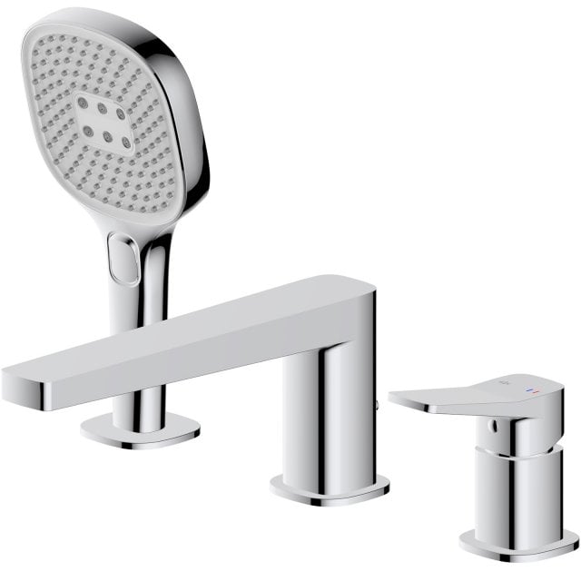 KFA Bateria wannowa MALAGA 3-otworowa stojąca chrom 4525-210-00