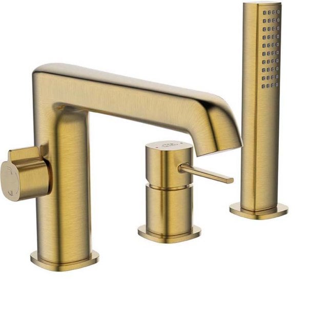 LAVEO Bateria nawannowa POLA 3-otworowa złoto szczotkowane BAP_G13B