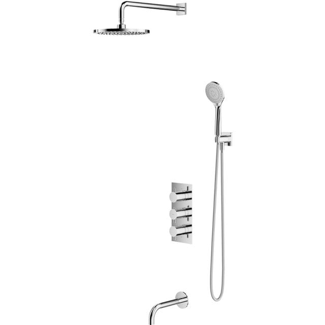OMNIRES Termostatyczny system wannowy Y podtynkowy chrom połysk SYSYS