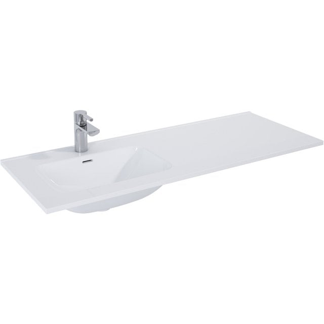 ELITA Umywalka pojedyncza meblowa SKAPPA 120 lewa (60+60), ceram whit
