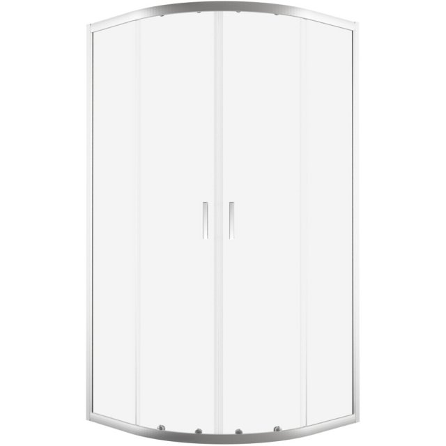 NEW TRENDY Kabina SUVIA półokrągła R55 90x90x185 szkło czyste 5mm K-0