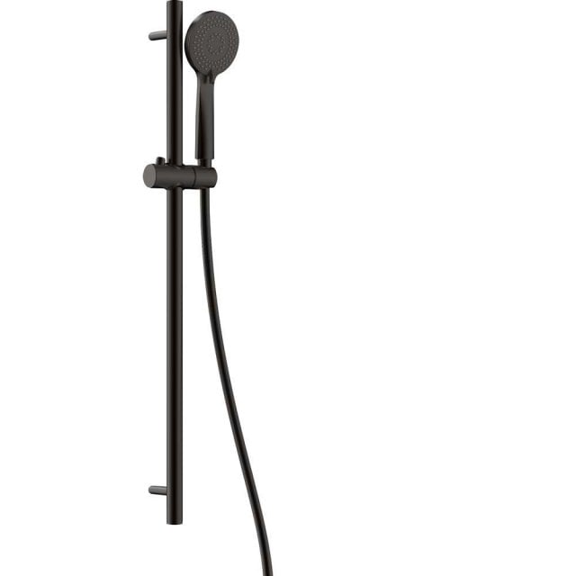 DEANTE Zestaw prysznicowy ARNIKA 3-funkcyjny z drążkiem czarny NQA_N5