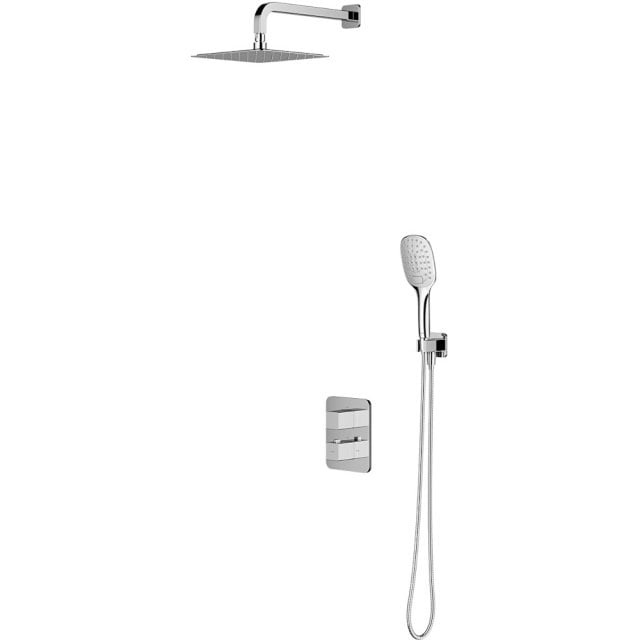 OMNIRES Termostatyczny system prysznicowy PARMA podtynkowy chrom poły