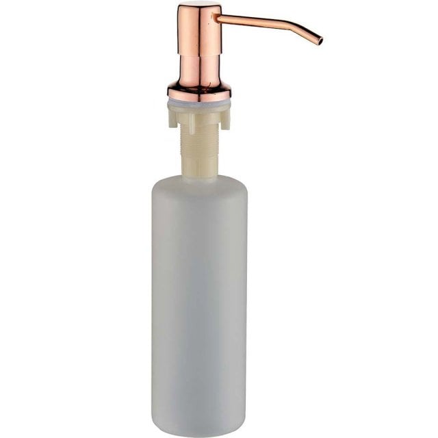 LAVEO Dozownik na płyn do mycia naczyń DROP różowe złoto OKD_831T
