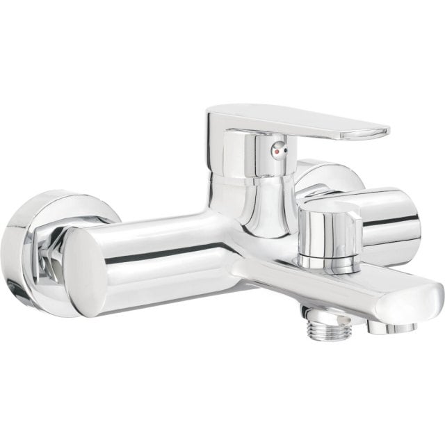 DEANTE Bateria wannowa ścienna TUBO chrom BUT_010M