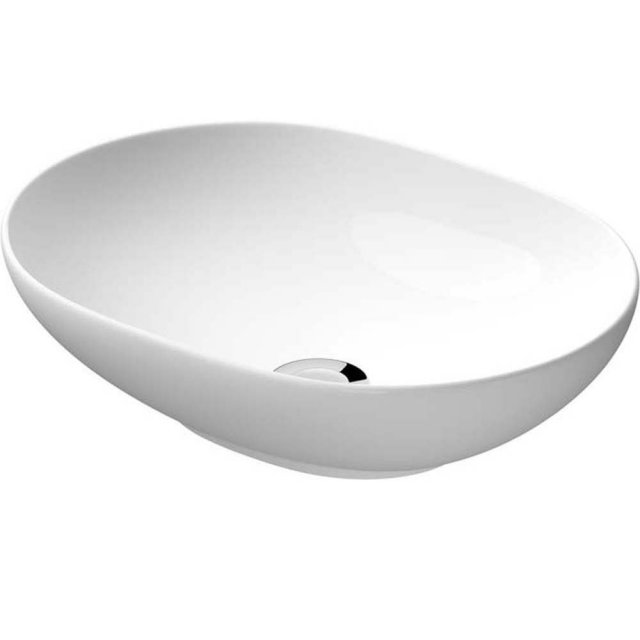 Umywalka nablatowa owalna SAVIO 50 bez logo K711-009-PT