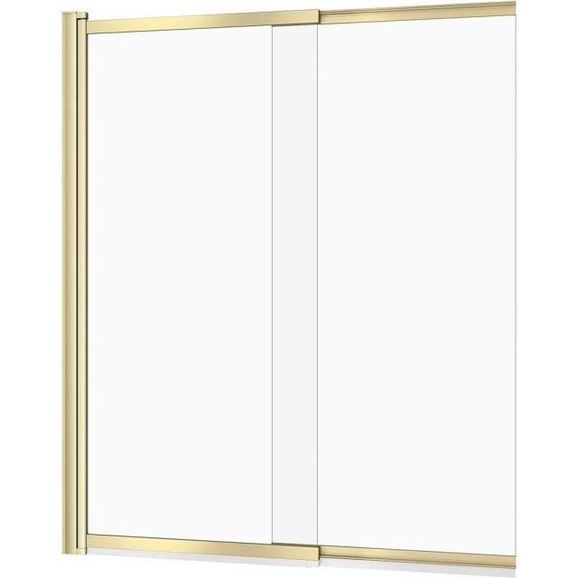 CERSANIT Parawan nawannowy LARGA 140x115 dwuskrzydłowy przesuwny, zło