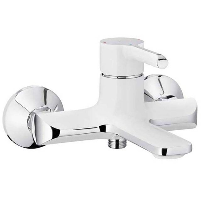 KFA Bateria wannowa ścienna ANGELIT biały-chrom 4724-010-40