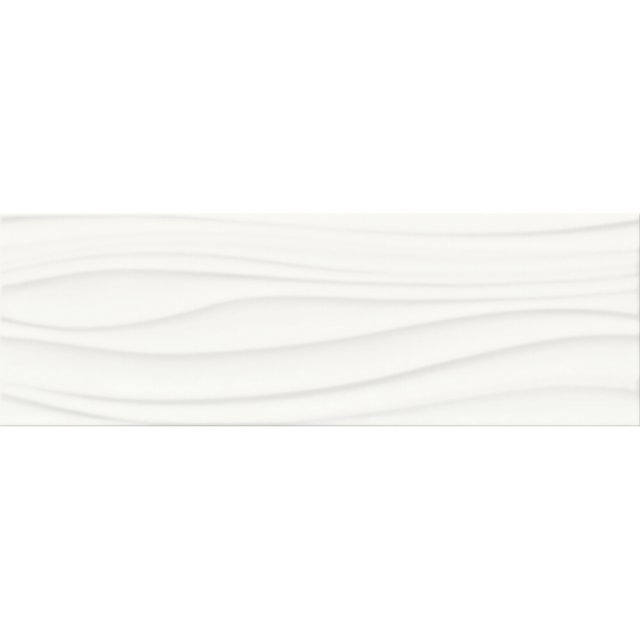 Płytka ścienna WOOL white structure mat 20x60 gat. II