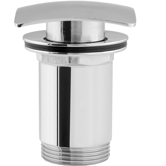 OMNIRES Korek KLIK-KLAK do umywalki z przelewem chrom połysk F706CR