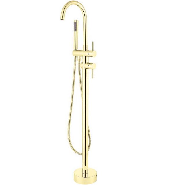 BESCO Bateria wannowa wolnostojąca ILLUSION I jasnozłota BW-II-JZ