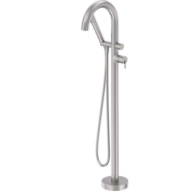 DEANTE Bateria wannowa wolnostojąca SILIA z zestawem prysznicowym chr