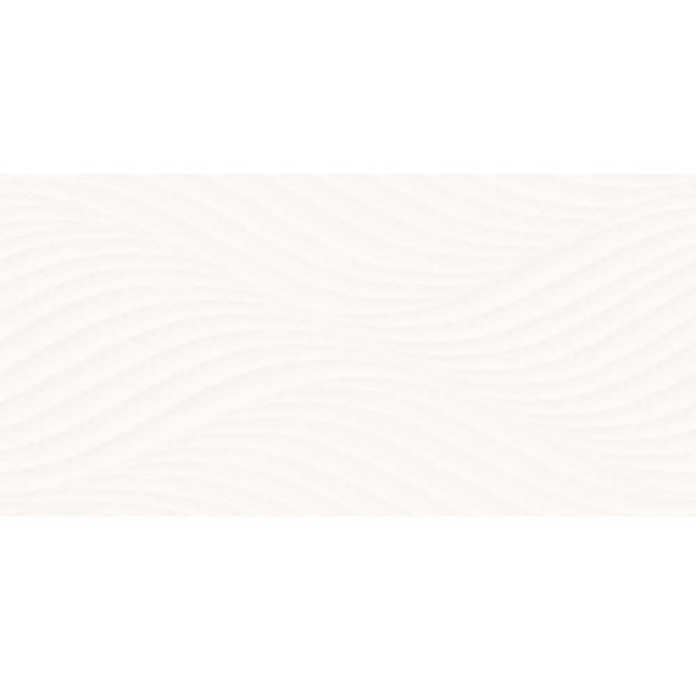 Płytka ścienna COLDY white glossy wave structure 29x59 gat. I