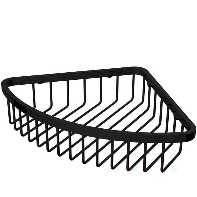 OMNIRES Koszyk prysznicowy UNI 20x20x5 czarny mat UN10330BL