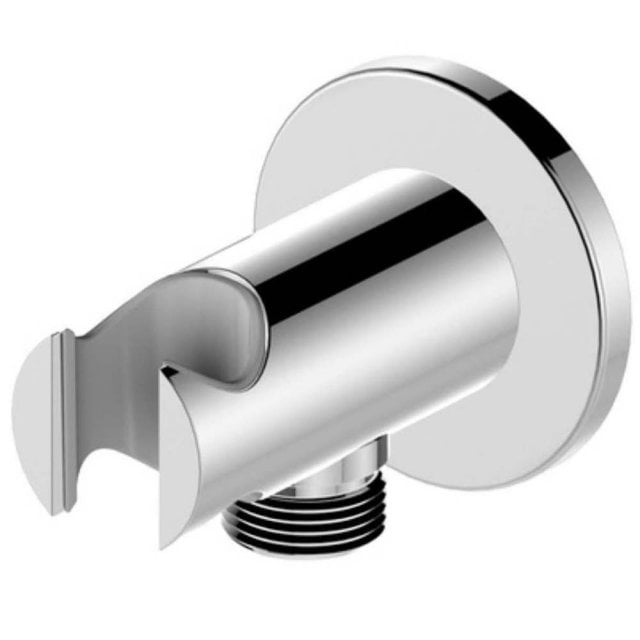 KFA Przyłącze podtynkowe okrągłe z uchwytem rączki natrysku chrom 845