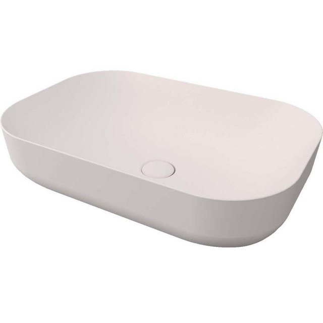 SDR CERAMICHE Umywalka nablatowa POOL 2 ROSA 62x42 z korkiem R.K2