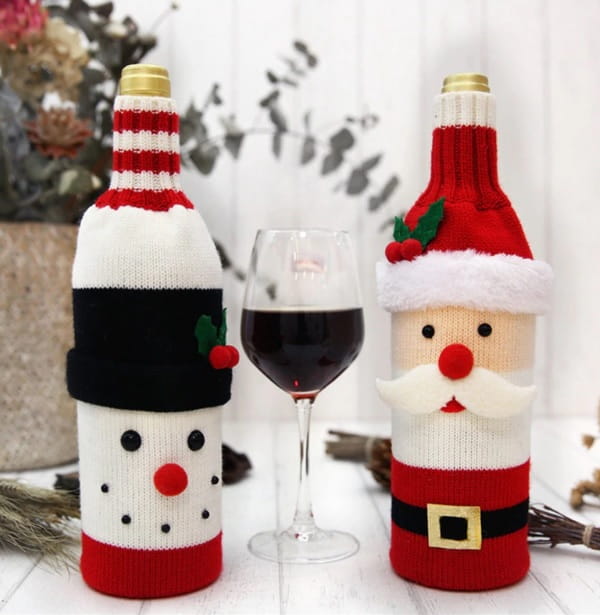 Świąteczne ubranko na wino