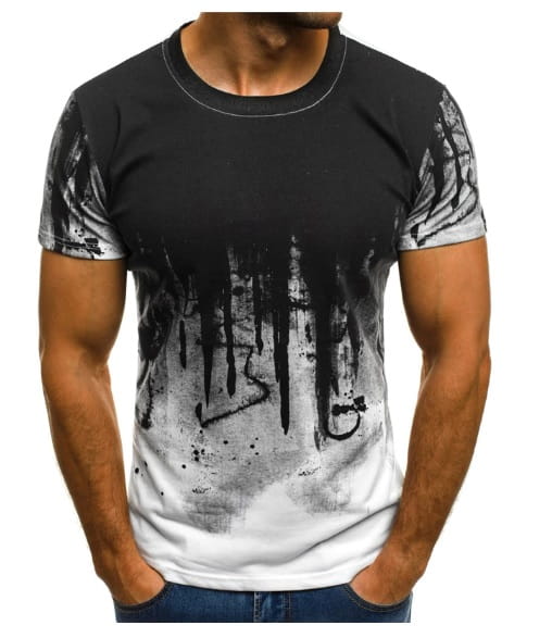 T-shirt męski Mozaika XXS-4XL