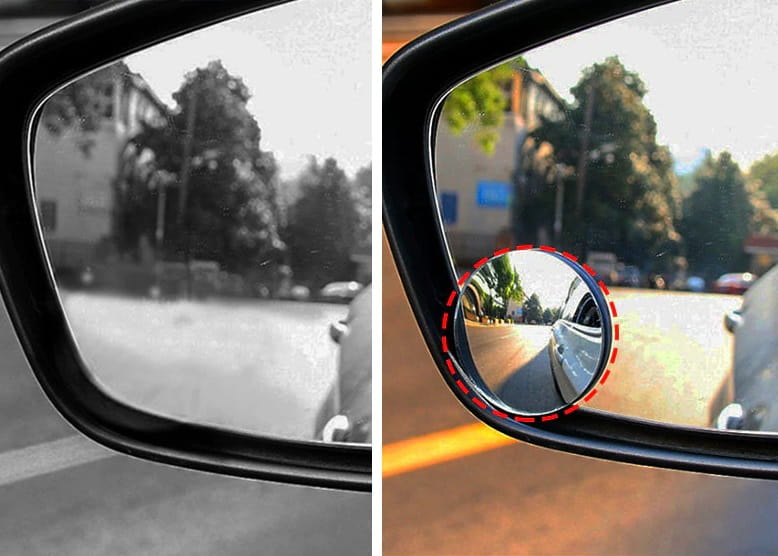 Szerokie lusterko wsteczne Samochodowe