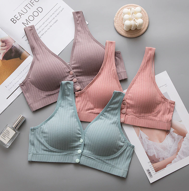 Biustonosz do Karmienia Prążkowany